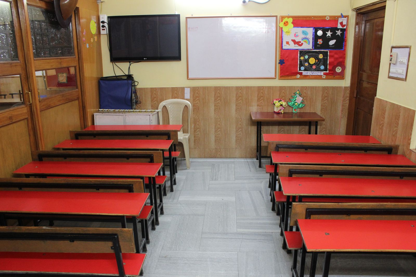 A kindergarten classroom