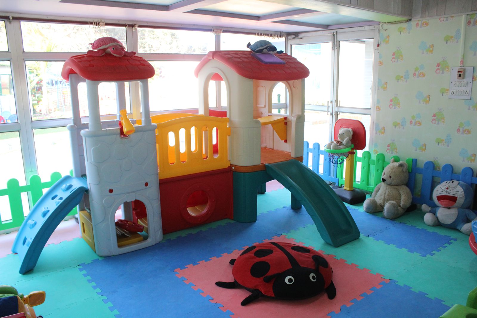 Indoor soft-play room