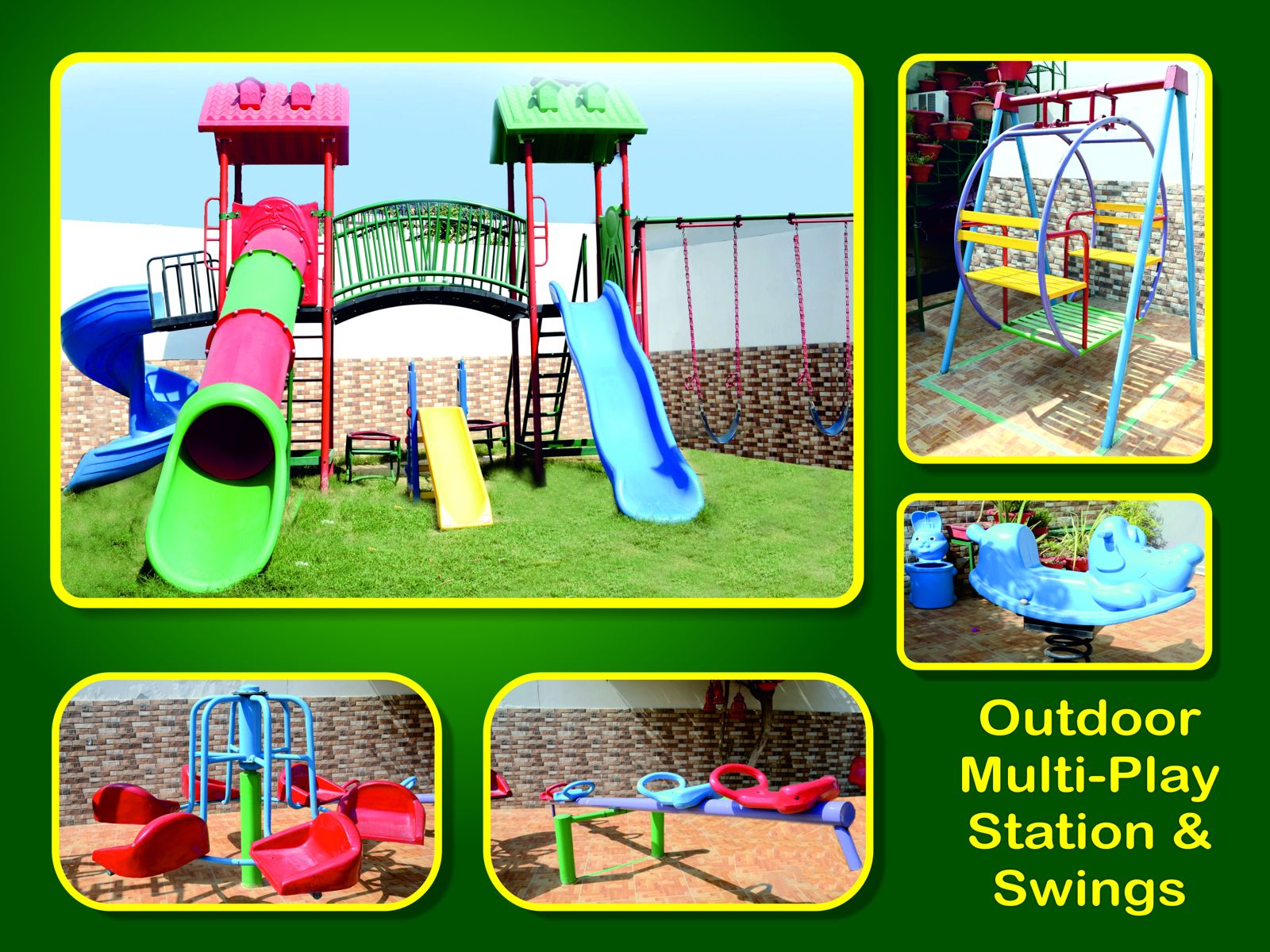 Outdoor multi-play station